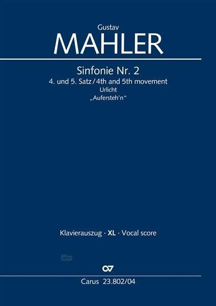Cover for Mahler · Symphonie Nr. 2 (Klavierauszug X (Bog)