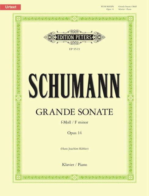 Cover for Robert Schumann · Sonata No. 3/Concerto without Orch F Min (Sheet music) (2001)