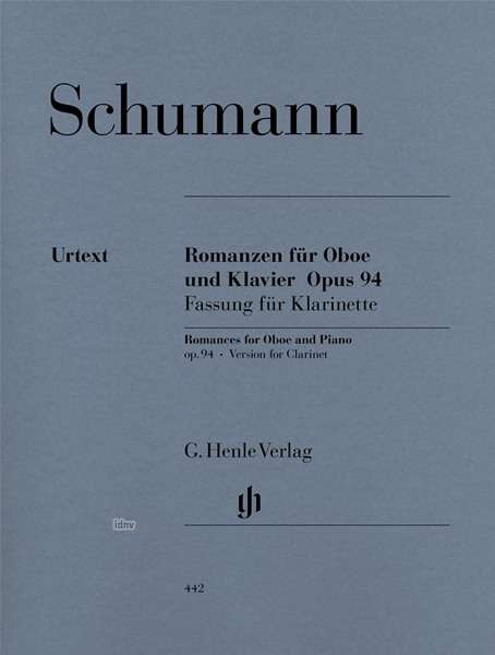 Cover for Schumann · Romanzen.f.Klar / Kl.op.94.HN442 (Bog) (2018)