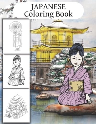 Cover for Dan Green · Japanese Coloring Book (Pocketbok) (2021)