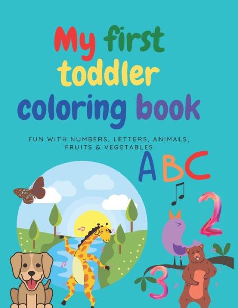 Cover for Med Ouazzi · My First Toddler Coloring Book (Paperback Bog) (2020)