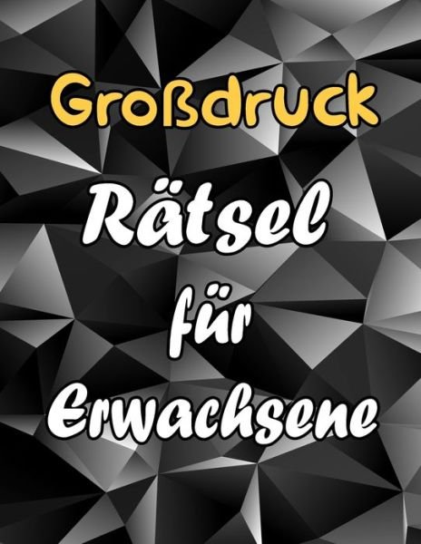 Cover for Bk Bouchama Rätsel · Grossdruck Ratsel fur Erwachsene (Paperback Bog) (2020)