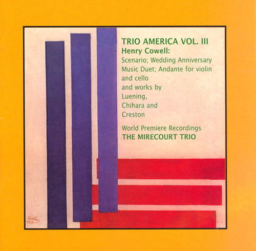 Cover for Mirecourt Trio · Trio America 3 (CD) (2000)