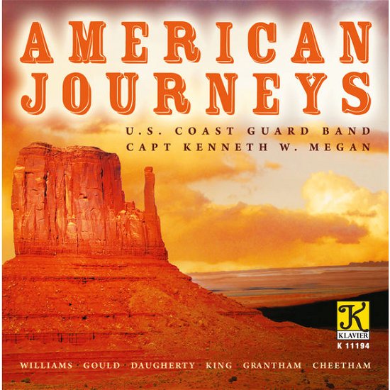 Cover for Williams / Cheetham / U.s. Coast Guard Band · American Journeys (CD) (2013)