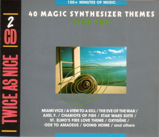 Cover for Twice as Nice · 40 Magic Synthesizer Themes (CD) (2023)