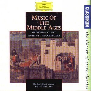 Cover for Various Artists · Music Of The Middle Ages: Gregorian Chant (CD) (1901)