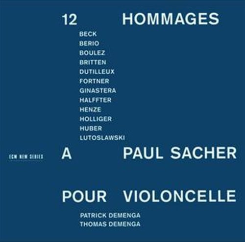 Cover for Demenga, Patrick &amp; Thomas / Celloens · 12 Hommages a Paul S (CD) (1995)