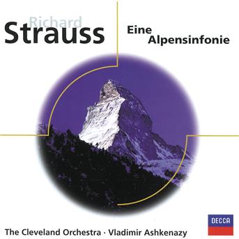 Cover for Tuckwell B. / Mclaughlin M. / Ashkenazy V. / the Cleveland Orchestra / Ashkenazy Vladimir · Eine Alpensinfonie, Op. 64 / Andante for Horn and Piano Op. Posth. / Introducti (CD) (1992)