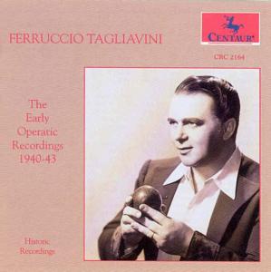 Cover for Ferruccio Tagliavini · Early Operatic Recordings (CD) (1995)