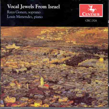 Vocal Jewels from Israel - Gonen / Menendez - Musik - CTR - 0044747232423 - 12 augusti 2000