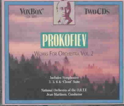 Cover for Prokofiev / Nartinon / Ortf National Orchestra · Orchestral Works 2 (CD) (1992)