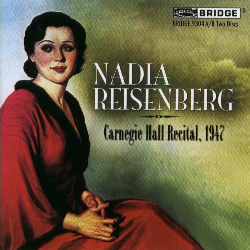 Carnegie Hall - Handel / Mozart / Chopin / Reisenberg - Musikk - BRIDGE - 0090404930423 - 10. november 2009