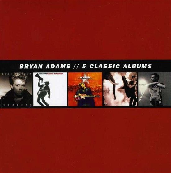 Cover for Bryan Adams · 5 Classic Albums (CD) (2013)