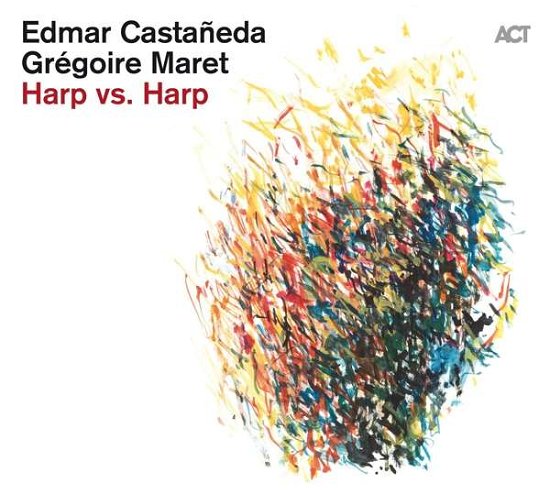 Cover for Castaneda, Edmar / Gregoire Maret · Harp Vs. Harp (CD) [Digipak] (2019)