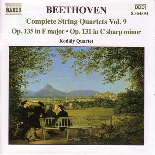 Cover for Beethoven / Kodaly Quartet · Complete String Quartets 9 (CD) (2001)
