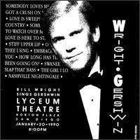 Cover for Billy Wright · Gershwin Live (CD) (1995)