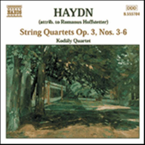 String Quartets Op 3 Nos 3-6 - Haydn / Kodaly Quartet - Musik - NAXOS - 0747313570423 - 20. August 2002