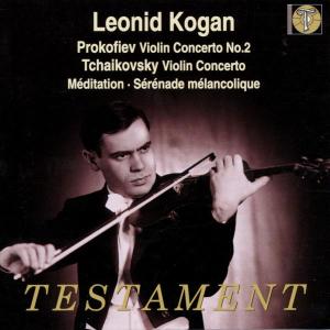 Violin Koncerter Testament Klassisk - Kogan Leonid - Musikk - DAN - 0749677122423 - 2000