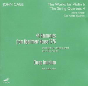 Cheap Imitation / Harmonies - J. Cage - Musikk - MODE - 0764593014423 - 2013