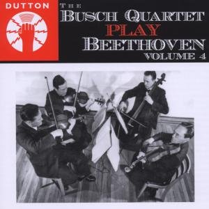Cover for Ludwig Van Beethoven · Busch Quartet Play Vol.4 (CD) (2009)