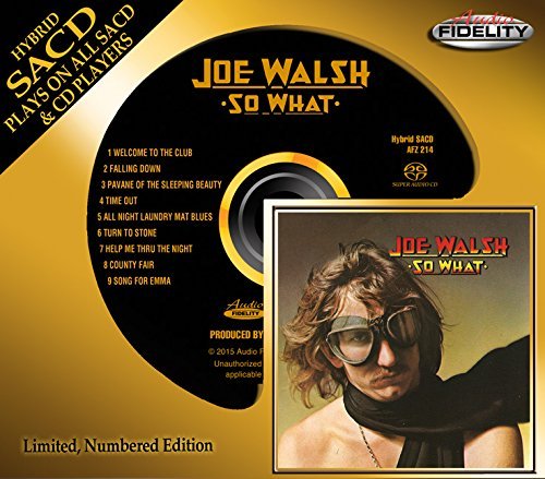 Cover for Joe Walsh · So What (SACD) [Limited Numbered edition] (2015)