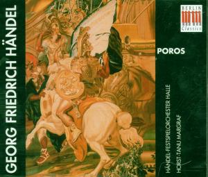 Poros (Poro, Re dell'Indie (Oper in 3 Akten) (Gesamtaufnahme) Berlin Classics Klassisk - Leib / Fischer / Herzberg / Margraf / Festspielorchester Halle - Musik - DAN - 0782124937423 - 26. september 1998