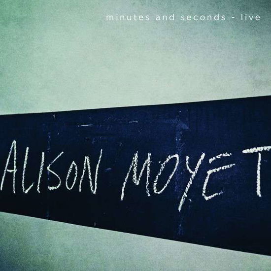 Cover for Alison Moyet · Minutes and Seconds: Live (CD) (2015)