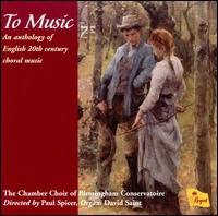 Cover for Birmingham Conservatoire Co · To Music (CD) (2008)