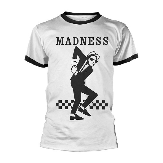 Cover for Madness · Dancing Walt (White Ringer) (T-shirt) [size XXL] [White edition] (2020)