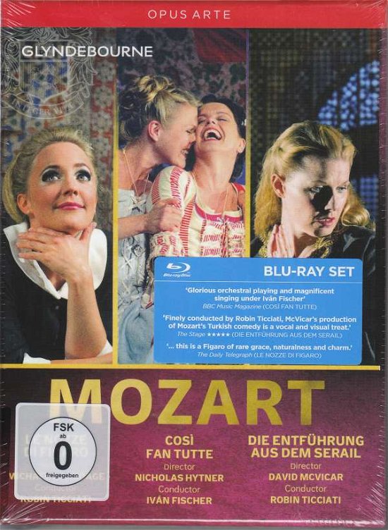 Cover for Mozart / 3 Operas Box Set (Blu-ray) (2018)