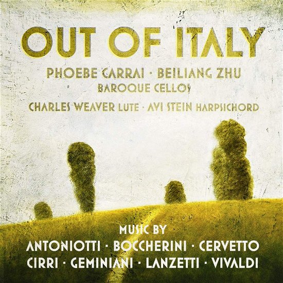 Cover for Carrai, Phoebe / Beiliang Zhu · Out of Italy (CD) (2019)