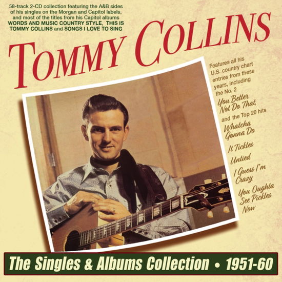 The Singles & Albums Collection 1951-60 - Tommy Collins - Musiikki - ACROBAT - 0824046346423 - perjantai 7. huhtikuuta 2023