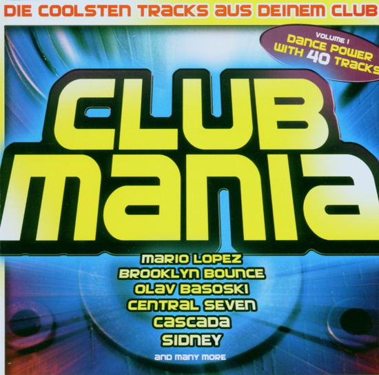 Cover for Clubmania 1 (CD) (2007)