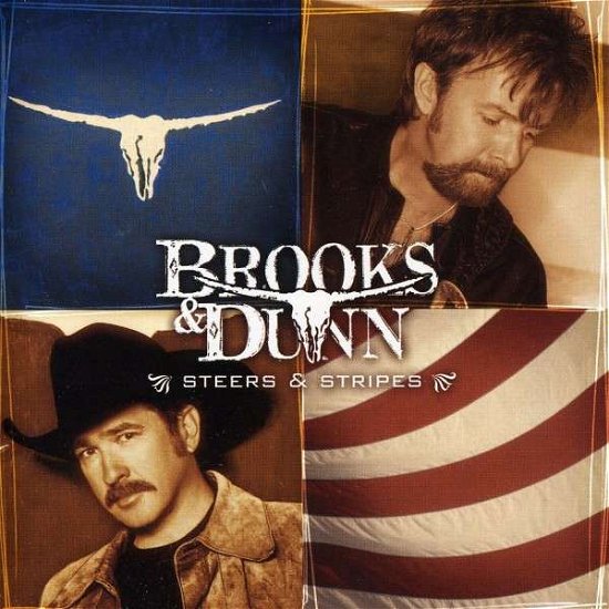 Cover for Brooks &amp; Dunn · Steers &amp; Stripes (CD) (1990)