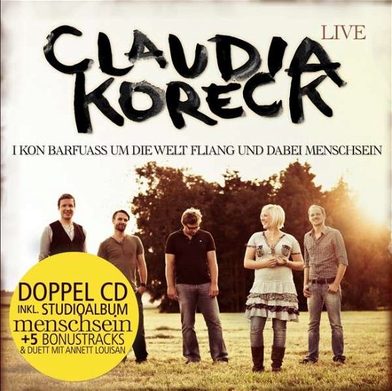 Cover for Claudia Koreck · Menschsein Live (CD) (2011)