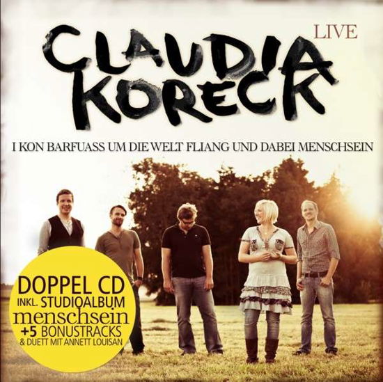 Menschsein Live - Claudia Koreck - Musik - ARIOL - 0886979770423 - 22. november 2011