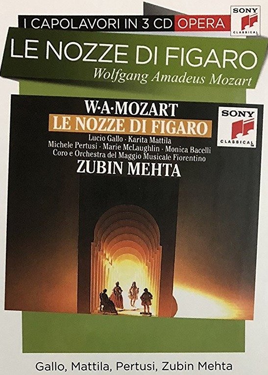 Le Nozze Di Figaro - - Zubin Metha - Musik - Giucar - 0888750256423 - 