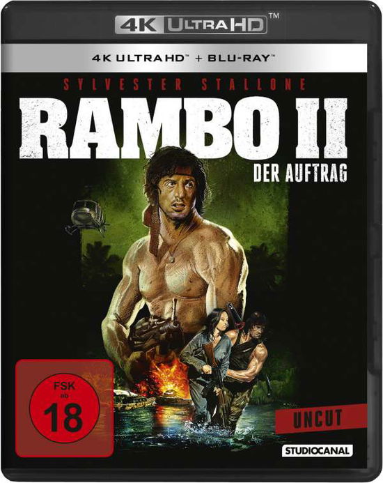 Rambo Ii - Der Auftrag - Uncut (4k Ultra Hd+blu-ray) - Movie - Elokuva - STUDIO CANAL - 4006680089423 - torstai 8. marraskuuta 2018