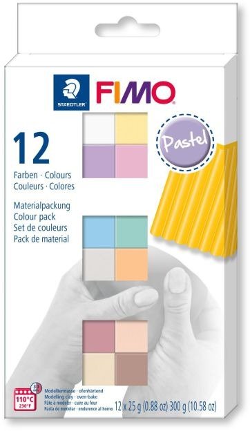 Cover for Fimo · Soft Set 12x25g - Pastel (8023 C12-3) (Leketøy) (2019)