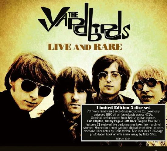 Live & Rare - Yardbirds - Musikk - REPERTOIRE - 4009910136423 - 29. mars 2019