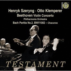 Cover for Henryk Szeryng · Beethoven Violin Concerto. Bach Chaconne (CD) [Japan Import edition] (2019)