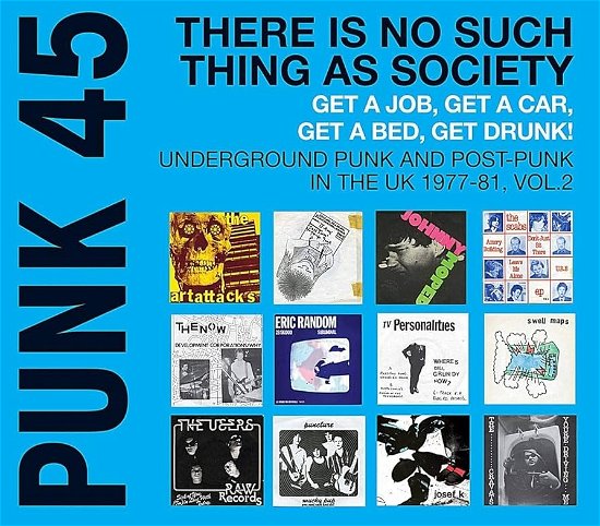 Cover for Soul Jazz Records Presents / various · PUNK 45: There’s No Such Thing As Society (LP) [Coloured edition] (2024)