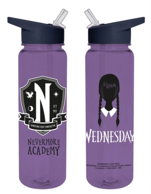 Cover for Plastic Drinks Bottle · Wednesday (Nevermore Academy) 25oz/700ml Plastic Drinks Bottle (MERCH) (2023)