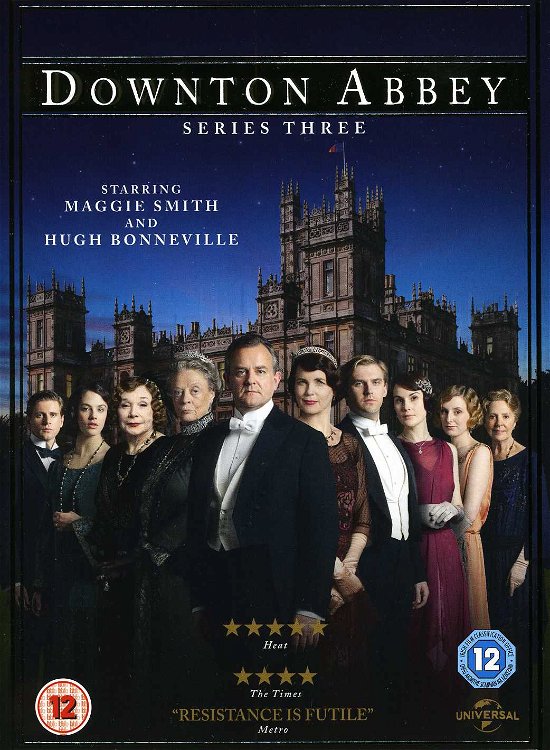 Cover for Downton Abbey Series Three &amp; 2 (DVD) (2017)