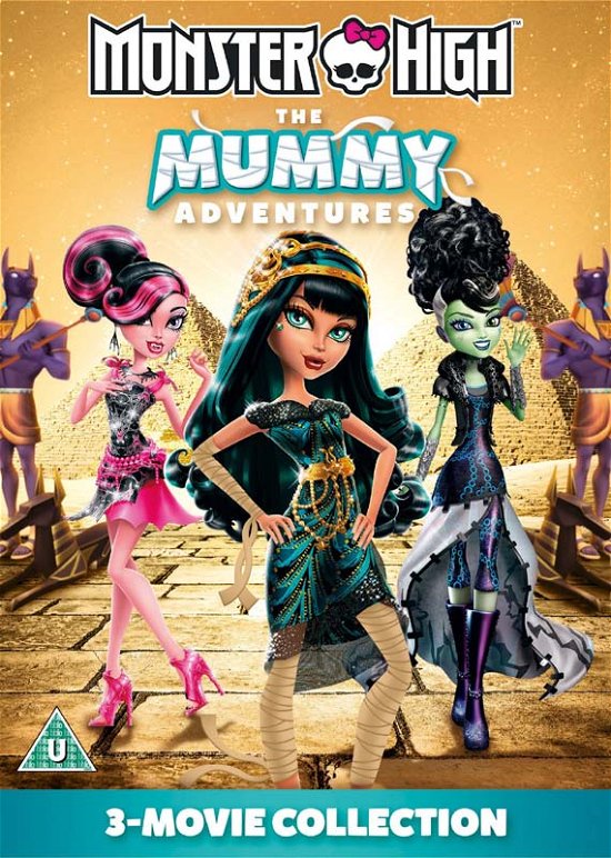 Cover for Monster High the Mummy Adventures DVD · Monster High - Boo York Boo York / Ghouls Rule / Frights, Camera, Action (DVD) (2017)