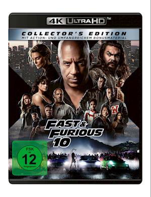 Cover for Vin Diesel,michelle Rodriguez,tyrese Gibson · Fast &amp; Furious 10 (4K UHD Blu-ray) (2023)
