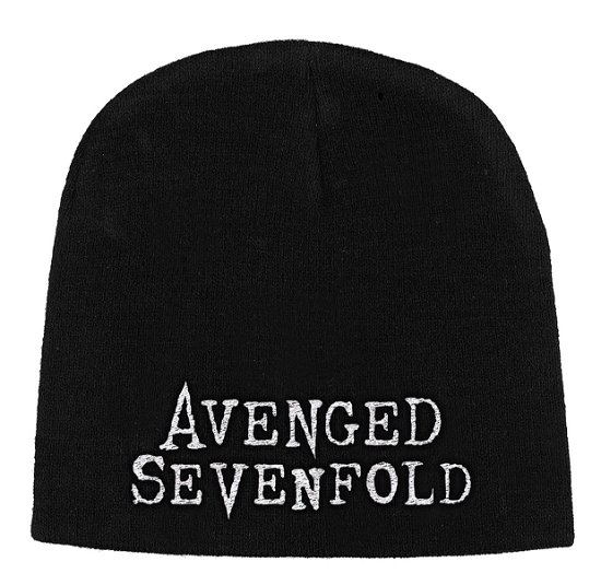 Cover for Avenged Sevenfold · Avenged Sevenfold Unisex Beanie Hat: Logo (Bekleidung) [Black - Unisex edition] (2019)