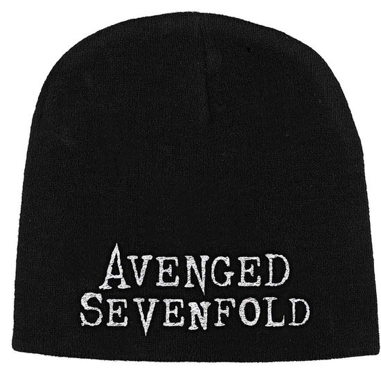 Cover for Avenged Sevenfold · Avenged Sevenfold Unisex Beanie Hat: Logo (Black) (CLOTHES) [Black - Unisex edition] (2019)