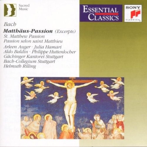 Cover for Gachinger Kantorei Stuttgart / Bach-Collegium Stuttgart / Rilling Helmuth · St. Matthew Passion - Arias &amp; Choruses (CD) (1991)