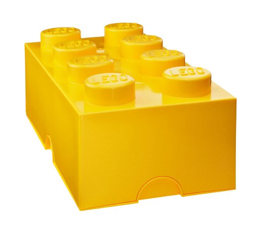Cover for Lego · Opbergbox Lego: brick 8 geel (RC400423) (Leksaker)